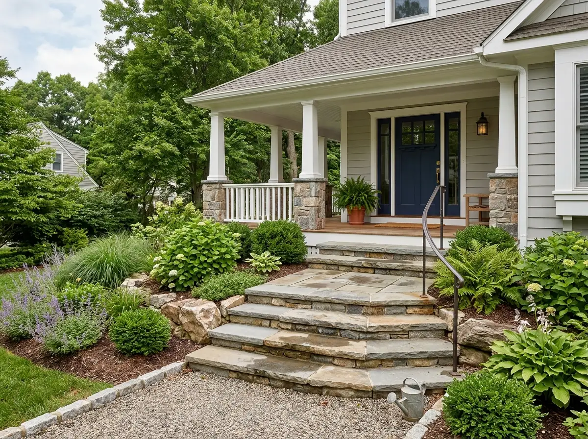 Outdoor Steps in New Jersey by LMC