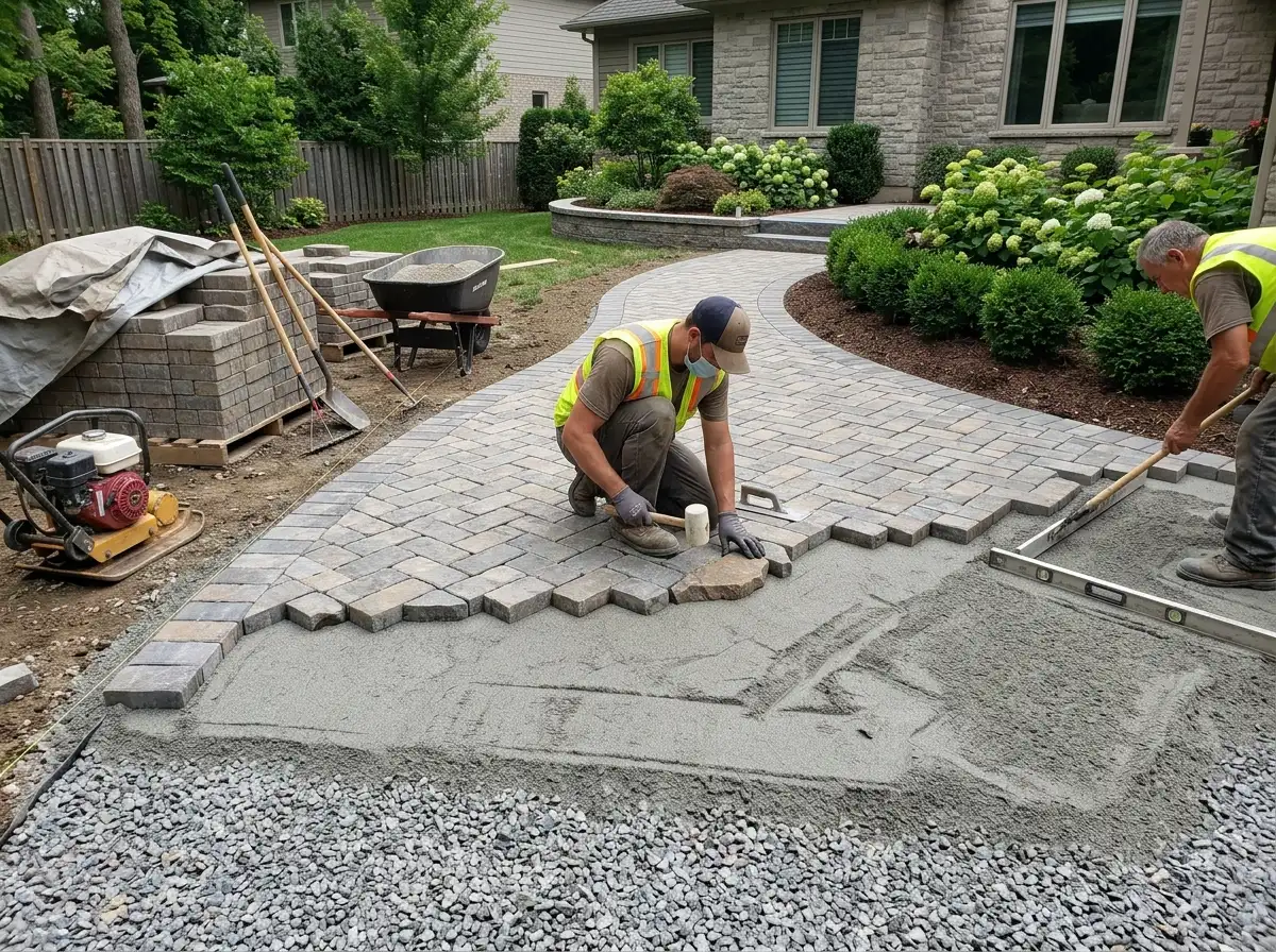 Paver Installation in New Jersey by LMC